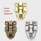 TANGMENGXI 6 Pack Vintage Style Box Toggle Latch Antique Metal Duck Bill Hasp Lock for Jewelry Box Cabinet Small Wooden Box Plain Box Craft Vintage Style Box Silver White with Padlock Hole