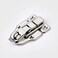 TANGMENGXI 6 Pack Vintage Style Box Toggle Latch Antique Metal Duck Bill Hasp Lock for Jewelry Box Cabinet Small Wooden Box Plain Box Craft Vintage Style Box Silver White with Padlock Hole