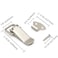 BERYLER Latch Stainless Steel Spring Loaded Toggle Latch Silver Catch Hasp Clamp Clip Lock with Stainless Steel Screws for Cabinet Wooden Case Box Chest8 Pack