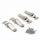BERYLER Latch Stainless Steel Spring Loaded Toggle Latch Silver Catch Hasp Clamp Clip Lock with Stainless Steel Screws for Cabinet Wooden Case Box Chest8 Pack