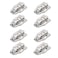 bnafes 8Pack Metal Duckbilled Box Hasp Lock Toggle Latch Catch Decorative Hasp Box Trunk Latch Hasps for Jewelry Wooden Case Boxes with Mounting Screws