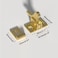 kaileyouxiangongsi 2 Pack Brass Heavy Duty Elbow Latch Window Cabinet Door Latch for HomeOfficeCabinet Doors Window Doorswith Mounting Screws