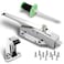 Preruner Walk in Cooler Door Handle Walk in Cooler Door Closer Complete Latch Kit Freezer Doors Handle Metallic Silver Luminous Nylon Push Rod 15 In35 inOffset