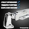 Preruner Walk in Cooler Door Handle Walk in Cooler Door Closer Complete Latch Kit Freezer Doors Handle Metallic Silver Luminous Nylon Push Rod 15 In35 inOffset