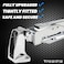 Preruner Walk in Cooler Door Handle Walk in Cooler Door Closer Complete Latch Kit Freezer Doors Handle Metallic Silver Luminous Nylon Push Rod 15 In35 inOffset