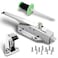 Preruner Walk in Cooler Door Handle Walk in Cooler Door Closer Complete Latch Kit Freezer Doors Handle Metallic Silver Luminous Nylon Push Rod 15 In35 inOffset