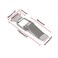 Rannb Toggle Latch Large Size Stainless Steel Spring Loaded Toolbox Latch Box Lock Pack of 4