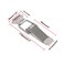 Rannb Toggle Latch Large Size Stainless Steel Spring Loaded Toolbox Latch Box Lock Pack of 4