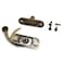 RuiLing 1 Pair Bronze Mini Swing Arm Clasp Latch Vintage Style Left Right Toggle Hasp Hook Metal Catch Curved Buckle for Suitcase Jewelry Box Toolbox 33x28mm