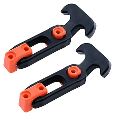 T Tulead THandle Latches Rubber Draw Latches Toolbox Cooler Replacement 110x46mm Toolbox Lid Latches Boat Hatch Latches Pack of 2 with Screws
