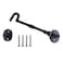 The Metal Magician Cast Iron Cabin Eye Hook Latch for Gates and Doors 7 Inch
