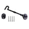 The Metal Magician Cast Iron Cabin Eye Hook Latch for Gates and Doors 7 Inch