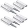 Jiayi Push Catch Metal Heavy Duty 4 Pack Double Push to Open Door Latch Touch Latches Kitchen Door Push Release Latch for Drawer Closure Door Catches Double Push Open Cabinet Hardware
