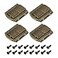 uxcell 4Pcs Toggle Catch Lock 122 x 098 LxW Zinc Alloy Hasp Lock Latch Clasp for Jewelry Box Wooden Case Bronze