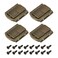 uxcell 4Pcs Toggle Catch Lock 122 x 098 LxW Zinc Alloy Hasp Lock Latch Clasp for Jewelry Box Wooden Case Bronze