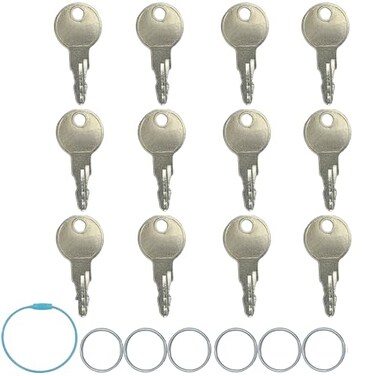 Pitertul 12PCS 0G66240 Replacement Key Compatible with Generac Honeywell Guardian Generator Cabinet Lock