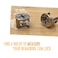 LLERRA 15 x 12mm Cam Lock Replacements 20 Piece Set for Cabinet Drawer Table Dresser