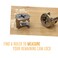 LLERRA 15 x 12mm Cam Lock Replacements 20 Piece Set for Cabinet Drawer Table Dresser