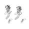 Lhazemu 2pcs Cabinet Cam Locks Keyed Alike 58 inch Toolbox Lock Cabinet Desk Drawers Cam Lock Replacement for Trailer RV Boxes Mailboxes
