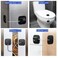 U ANNPER 3 Digit Keyless Combination Locker Lock for Refrigerator Cabinets Drawers Toilets Wndows Locker for Kids Safety Easy Install Black