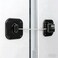 U ANNPER 3 Digit Keyless Combination Locker Lock for Refrigerator Cabinets Drawers Toilets Wndows Locker for Kids Safety Easy Install Black