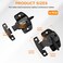 Aifeier ET 4Pcs AlignNLock Dining Table Locks Heavy Duty Metal Spring Dining Training Table Leaf Latches Connectors Hardware for Table LeafExtension TablesComputer WorkstationsConference Tables Black