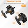 Aifeier ET 4Pcs AlignNLock Dining Table Locks Heavy Duty Metal Spring Dining Training Table Leaf Latches Connectors Hardware for Table LeafExtension TablesComputer WorkstationsConference Tables Black