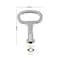 It Works 4Pcs Zinc Alloy Water Meter Key 50x35mm Safety Key for Tool Box Multipurpose Mailbox Electric Box