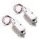 ATOPLEE 2pcs Electromagnetic Solenoid LockDC 12V 08A Door Drawer Tongue Down Slim Design Assembly Magnetic Lock for Cabinet Door Drawer55X42X27mm