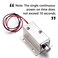 ATOPLEE 2pcs Electromagnetic Solenoid LockDC 12V 08A Door Drawer Tongue Down Slim Design Assembly Magnetic Lock for Cabinet Door Drawer55X42X27mm