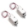 ATOPLEE 2pcs Electromagnetic Solenoid LockDC 12V 08A Door Drawer Tongue Down Slim Design Assembly Magnetic Lock for Cabinet Door Drawer55X42X27mm
