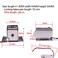 ATOPLEE Electromagnetic Solenoid Lock DC 12V 083A Door Drawer Tongue Down Slim Design Assembly Magnetic Lock for Cabinet Door Drawer413X54X30mm