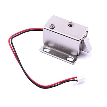 ATOPLEE Electromagnetic Solenoid Lock DC 12V 083A Door Drawer Tongue Down Slim Design Assembly Magnetic Lock for Cabinet Door Drawer413X54X30mm