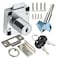 Dczonihup Automatic Lock Tongue Cabinet Drawer Drill Bit Furniture Locker Showcase Lock Drilling Diameter 3419mm for 3515mm 7822mm Door Panel
