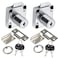 Dczonihup Automatic Lock Tongue Cabinet Drawer Furniture Locker Showcase Lock Drilling Diameter 3419mm for 3515mm 7822mm Door Panel2 Pack