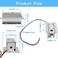 Bonsicoky DC 12V 083A Electromagnetic Solenoid Lock Mini Slim Electric Door Latch for Cabinet Door Drawer