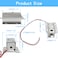 Bonsicoky DC 12V 083A Electromagnetic Solenoid Lock Mini Slim Electric Door Latch for Cabinet Door Drawer