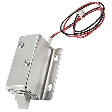 Bonsicoky DC 12V 083A Electromagnetic Solenoid Lock Mini Slim Electric Door Latch for Cabinet Door Drawer