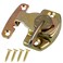 UNIQANTIQ HARDWARE Brass Plated Table Leaf Lock Dining Table Leaf Latches Table Buckle Connectors Table Locks for Leaves Antique Furniture Hardware TT1SB