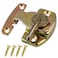 UNIQANTIQ HARDWARE Brass Plated Table Leaf Lock Dining Table Leaf Latches Table Buckle Connectors Table Locks for Leaves Antique Furniture Hardware TT1SB