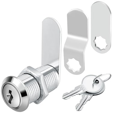 Zzbety Cabinet Cam Locks 118 Inch Mailbox Locks Keyed Alike for Secure Files Drawers Mailbox RV Camper Door Tool Box 1 PackZinc Alloy
