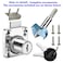 Junrbx Cabinet Drawer Locks Forstner Drill Bit Drill Diameter 07920mm Furniture Locker Locks Wardrobe Locks All Lock Keys are Independent Suitable for Door Panels 1722 mm Thick Silver