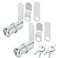 Zzbety Cabinet Locks with Keys 1916 Long Cam Locks for Cabinets Keyed Alike File Cabinet Tool Box Mail Box Lock with Key2 Pack 40mm