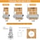 Zzbety Cabinet Locks with Keys 1916 Long Cam Locks for Cabinets Keyed Alike File Cabinet Tool Box Mail Box Lock with Key2 Pack 40mm