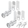 Zzbety Cabinet Locks with Keys 1916 Long Cam Locks for Cabinets Keyed Alike File Cabinet Tool Box Mail Box Lock with Key2 Pack 40mm
