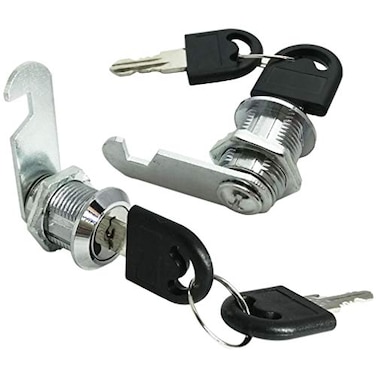 CORGRE Corgre Cabinet Keyed Cam Locks Mailbox Cabinet Furniture Tool Box Locker Cabinet Locks 1316 20mm 2Pack