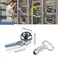 Create idea 2pcs Cam Lock with Triangle Socket Key 90 Degree Rotation Zinc Alloy Chrome Plated for Securing Cabinet Doors Mailboxes