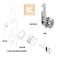 EG STARTS 5 Pack File Cabinet Cam Locks Keyed Alike 58 78 Inch Cylinder Locks for Mailbox File Drawer Dresser RV Compartment Tool Box
