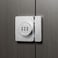 ETEKJOY Keyless Cabinet Lock 3Digit Combination for SwingingSliding Door Drawer Cupboard Locker Closet Wooden Box HookLocking Silver 180 Degree