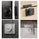 ETEKJOY Keyless Cabinet Lock 3Digit Combination for SwingingSliding Door Drawer Cupboard Locker Closet Wooden Box HookLocking Silver 180 Degree
